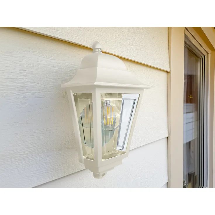 Elstead Lighting Deco Lane Wandleuchte 1-Light Cream IP44 E27