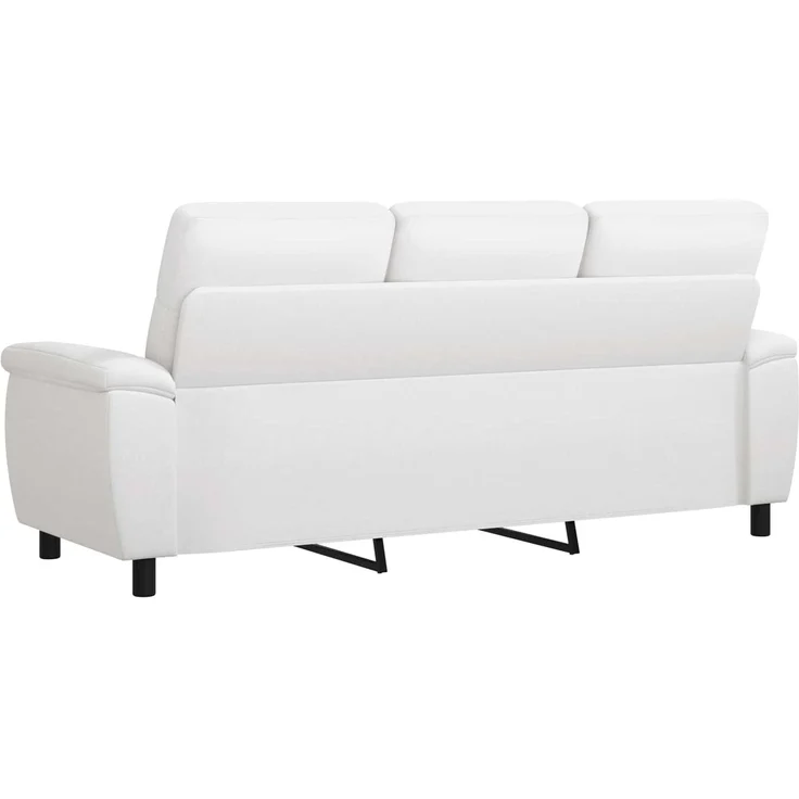 vidaXL Sofa Weiß 214 x 90 x 95 cm Stoff 42040975 – Bild 5