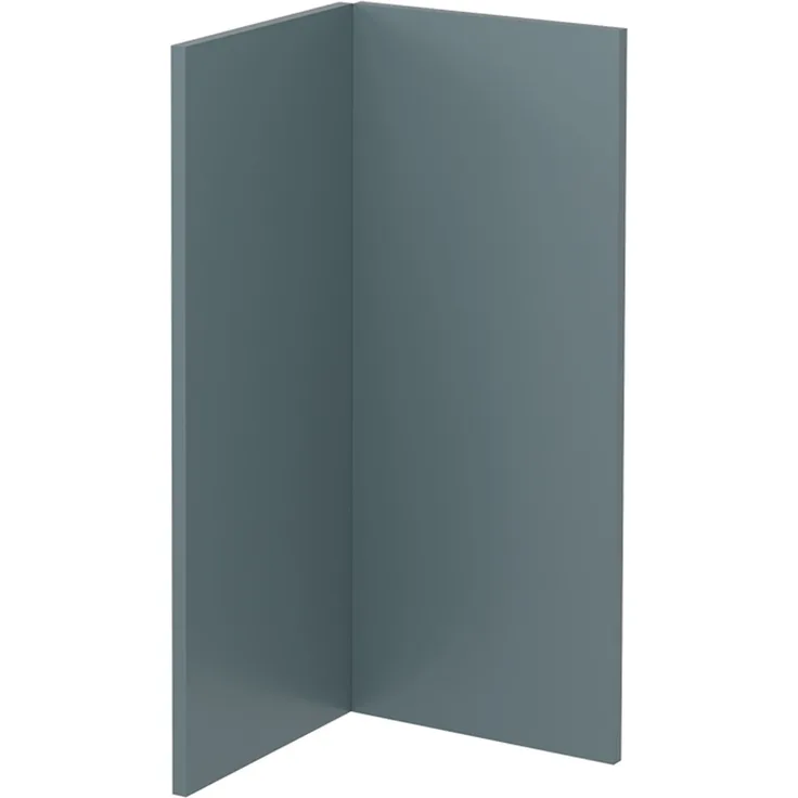 Küchenfront R-Line Blau-Grau 59.2 x 71.3 cm Möbelfront für den Eckunterschrank Vicco