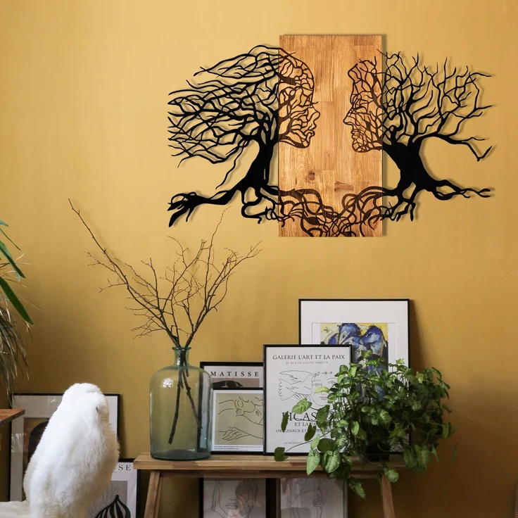 Wallity Wanddekoobjekt 100% METAL (Thickness: 1,2 mm), 92 x 58 cm Z1774 – Bild 5