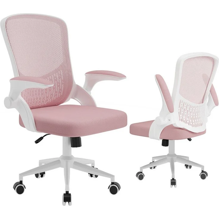 ZAISZE Bürostuhl Ergonomischer Bürostuhl mit 90° Armlehnen & Atmungsaktiver Netzbezug (Set), 7 cm dickes, hochdichtes Schwammkissen – Bild 1
