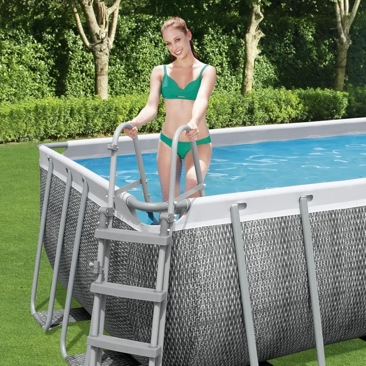 Power Steel™ Frame Pool, Grau, 549 x 274 x 122 cm – Bild 11