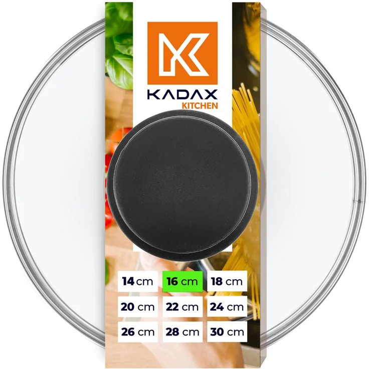 KADAX Deckel Hitzebeständiges Glas für einen 16cm Topf – Bild 1