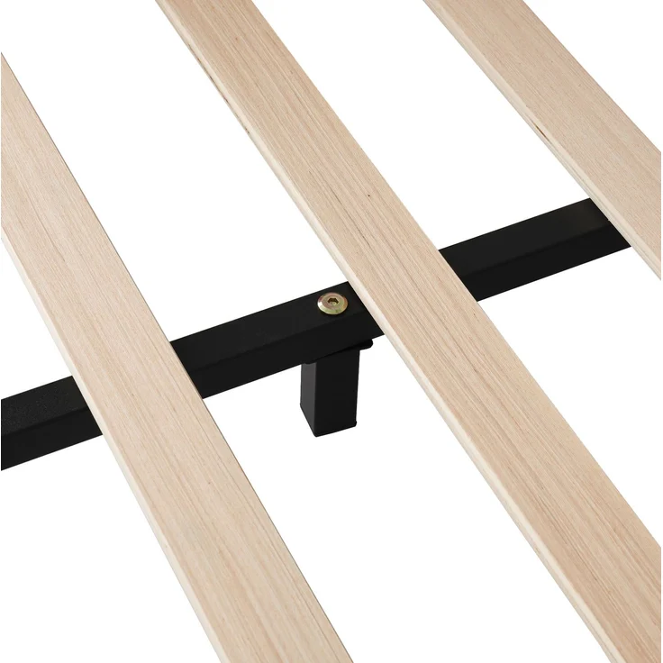 Kinder-Polsterbett, Samt mit Schreibtisch, Hocker & Ablageboden, 140x200 cm, Rosa, ohne Matratze – Bild 8