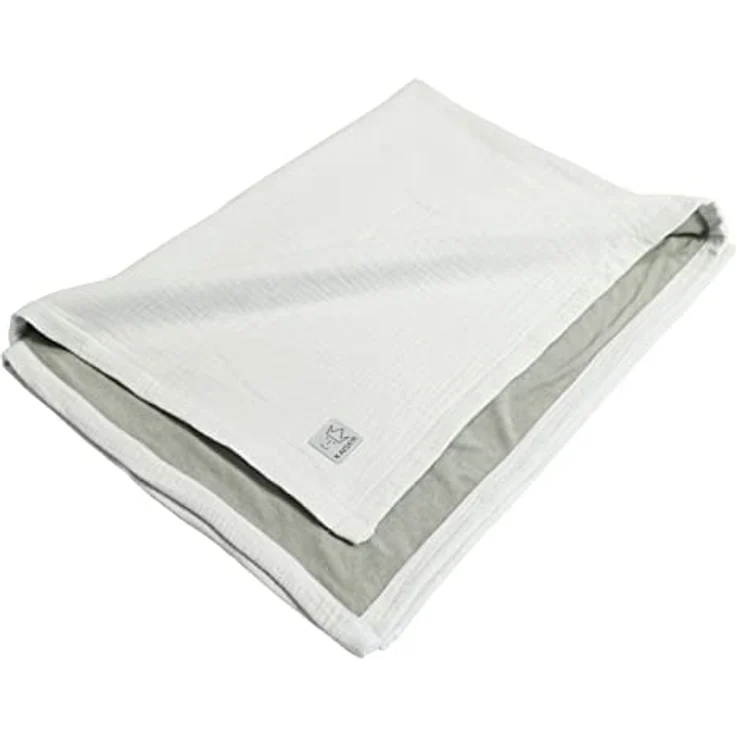 Kaiser 65310301 Playa Summer Blanket Musselin/Frottee atmungsaktive Babydecke Ganzjährig Neugeborene Kinderwagendecke Babyschalendecke Fb. vanille Ice – Bild 2