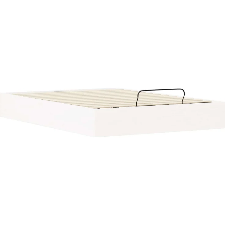 vidaXL Ottoman Bettgestell mit Stauraum Weiß 120x190 cm 3418775 – Bild 5