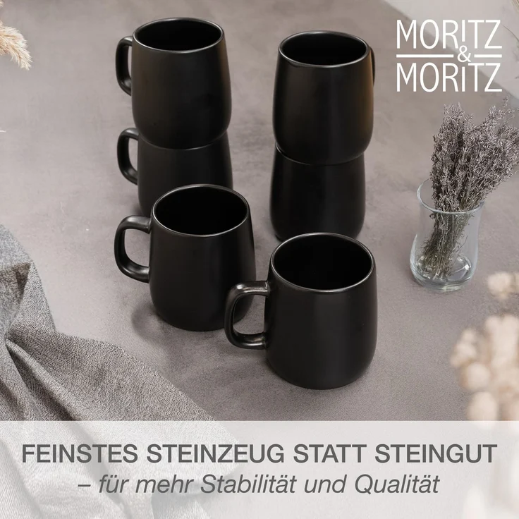 Moritz & Moritz VIDA Kaffeebecher 6er – Bild 4