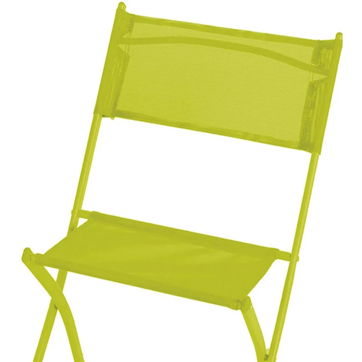 Garten Klappstuhl Gartenstuhl Campingstuhl Klappbar klappbar Limegrün – Bild 2