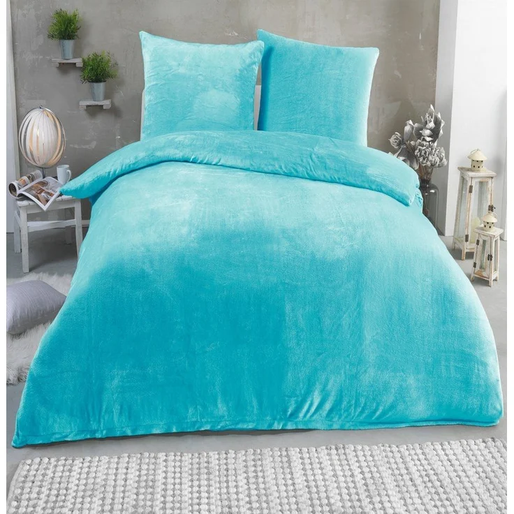 Malika Bettwäsche 135x200 + 80x80 cm Cashmere Touch Bettwäsche, atmungsaktiv, Mikrofaser, 2 teilig, Für Allergiker geeignet, pflegeleicht, angenehm weicher Stoff – Bild 1