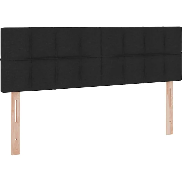 vidaXL LED-Speicherbett mit Matratze Schwarz 140 x 190 cm Stoff 3371144 – Bild 10