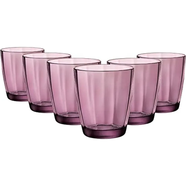 Trinkglas Bormioli Rocco Pulsar Lila Glas 390 ml (6 Stück) (Pack 6x) Default Title