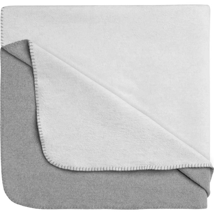 biberna Melange Wohndecke 1 x 150 x 200 cm UNI, kitt, 1 x 150 x 200 cm, grau – Bild 3