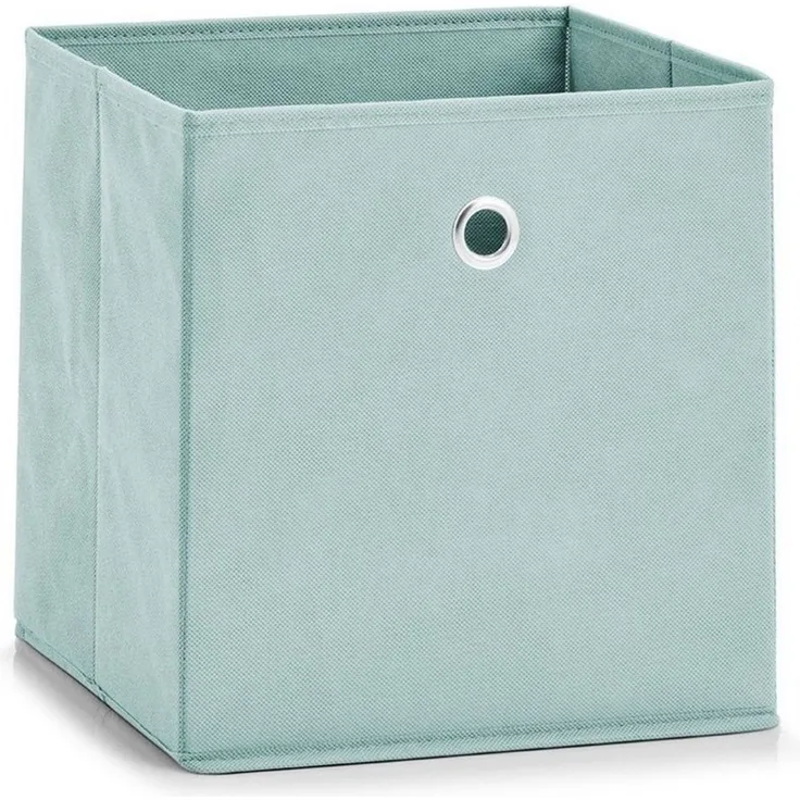 Aufbewahrungsbox mit Griffloch, Vlies - Mint