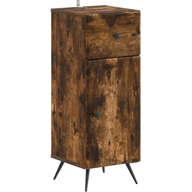 vidaXL 3-teiliges Badezimmer-Schranksystem BREDA Raucheiche 3417806 – Bild 3