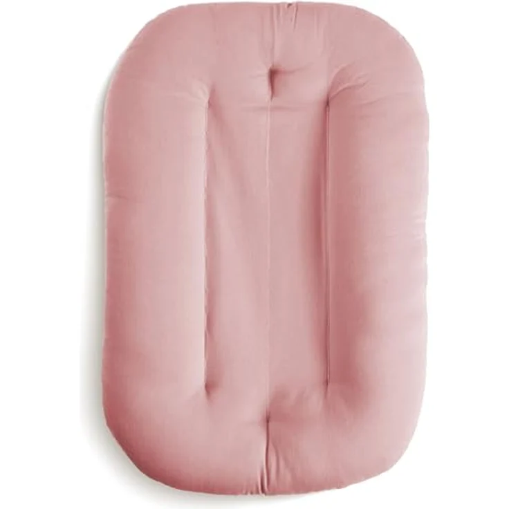 Snuggle Me® Babynest (0-9 Monate) - Premium Babynestchen Neugeborene, Bio-Baumwolle mit Fiberfill, Ungepolsterte Mitte, die Umarmungen imitiert, 100% Maschinenwaschbar, Inkl. Reisetasche (Gumdrop) – Bild 2
