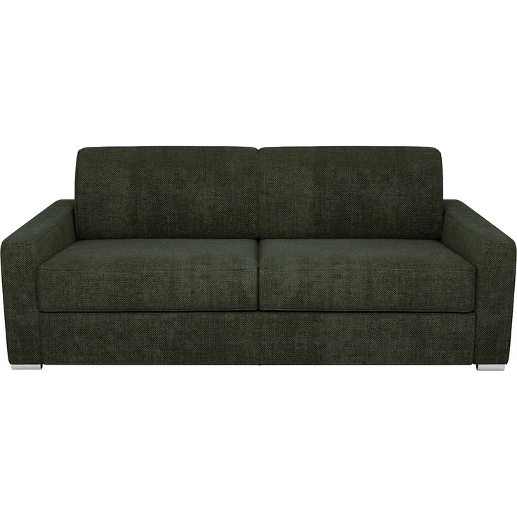 Vente-unique - CALITO - Schlafsofa - Plastik - Kunststoff (PVC), Metall - Grün - 214 x 223 x 85 cm – Bild 4