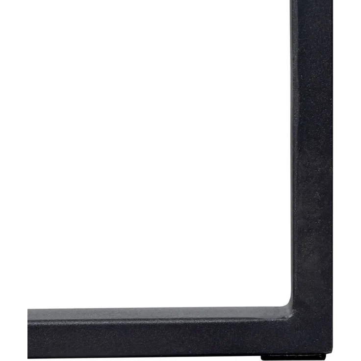 Carryhome 'MARLON' Schreibtisch Konsolentisch, MDF Metall schwarz, 99 x 79 x 32 cm, inklusive Ablagefach – Bild 5