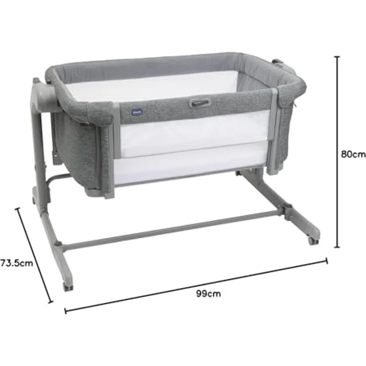 Chicco Next2Me Magic Evo Co-Sleeper - Dark Grey Gr – Bild 8