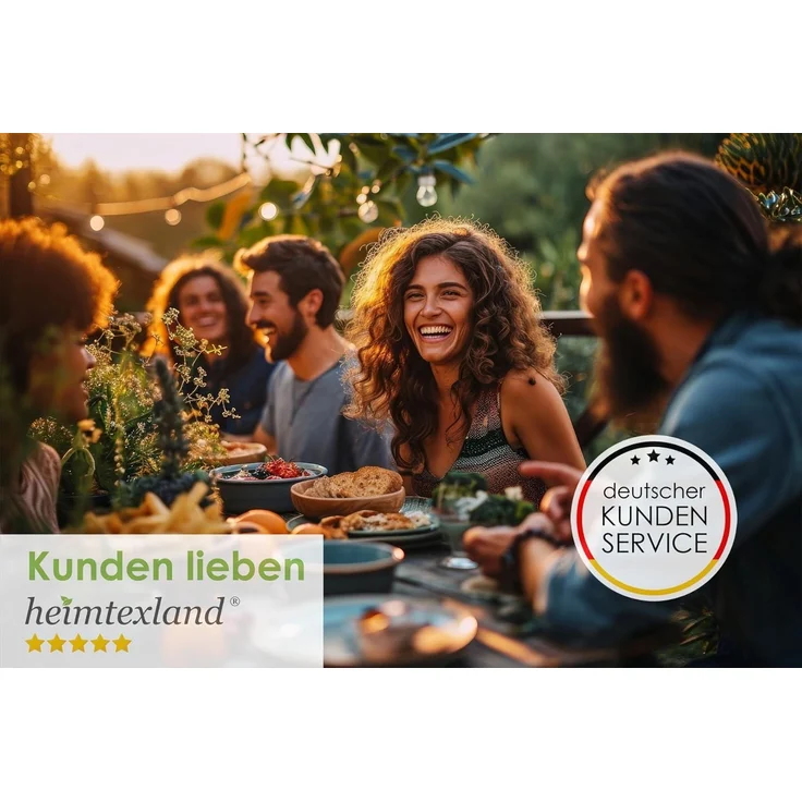 heimtexland Sitzkissen Outdoor Stuhlkissen Garten Stuhlpolster wetterfest, schmutz- und wasserabweisend I UV-beständig I 40 x 40 x 3 cm – Bild 7