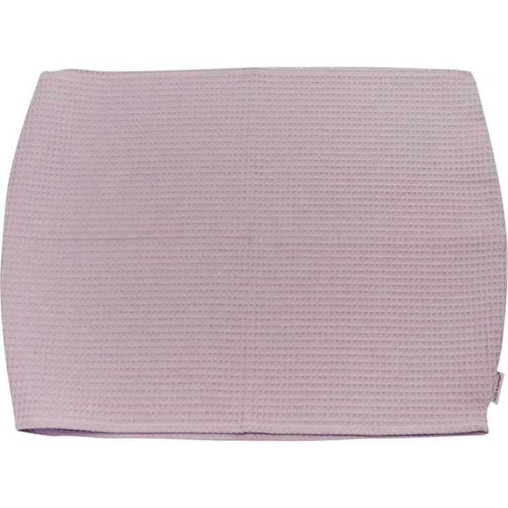HOBEA-Germany Baby-Lagerungsbezug für Stillkissen XXL Lagerungskissen Schwangerschaftskissen Seitenschläferkissen groß (Waffelmuster Mauve, Lagerungsbezug)