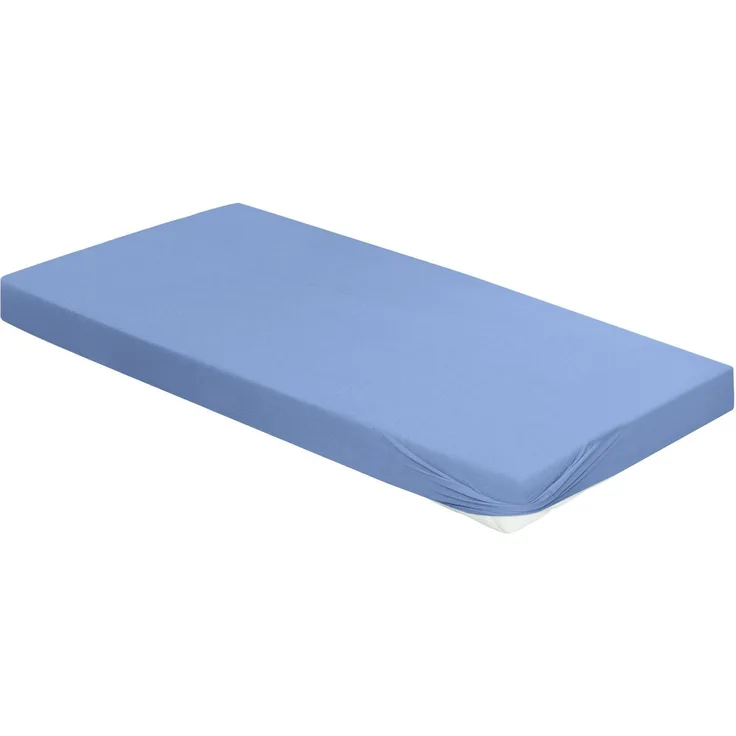 Irisette Fein-Biber Betttuch Merkur 0006 dkl-blau 100x200 cm 6-20 dkl-blau