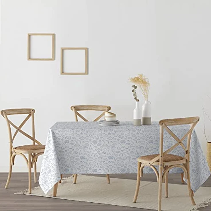 Belum MasterChef Tischdecke aus Kunstharz, schmutzabweisend, Größe: 300x140 cm, Modell: 0400-61, Stoff: 100% Baumwolle, Tischdecke ohne Wachstuch, sehr weich, wasserdicht, flüssigkeitsabweisend – Bild 4