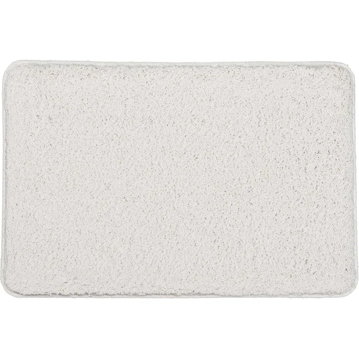 Kleine Wolke Trend Badteppich, Polyester, Weiß, 1 cm cm