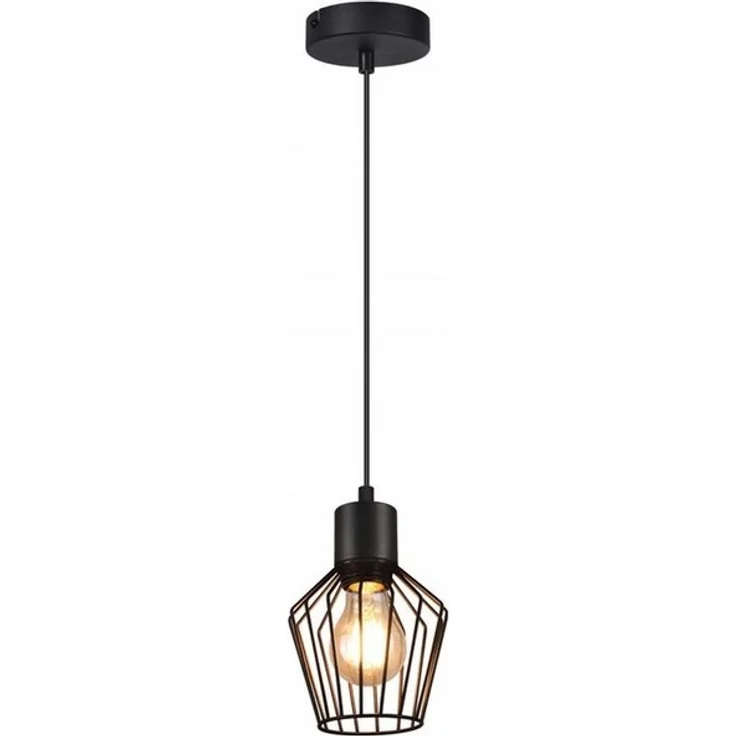Nettlife Pendelleuchte Retro Schwarz E27 Metallschirm Industrie Stil Hängelampe, ohne Leuchtmittel, Wohnzimmer Küche Schlafzimmer Cafe – Bild 4