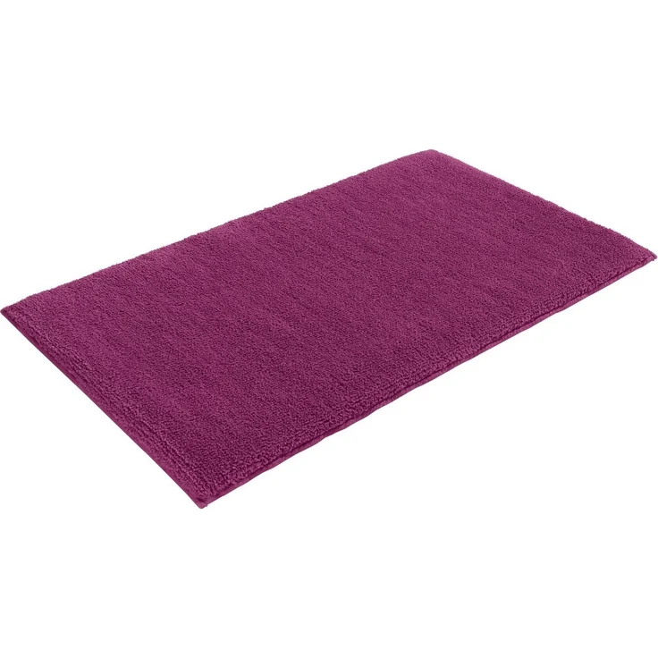 my home Badematte Vanessa, Badvorleger, Badezimmer Teppich, Höhe 10 mm, rutschhemmend beschichtet, fußbodenheizungsgeeignet, schnell trocknend, strapazierfähig, Polyester, rechteckig, Badteppich, weiche Haptik, unifarben – Bild 1