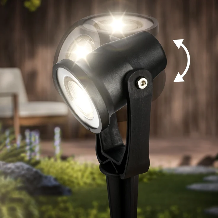 Briloner LED Wegeleuchte Lilis Connect to Shine 3er Erweiterungsset 3x1W warmweiß – Bild 8