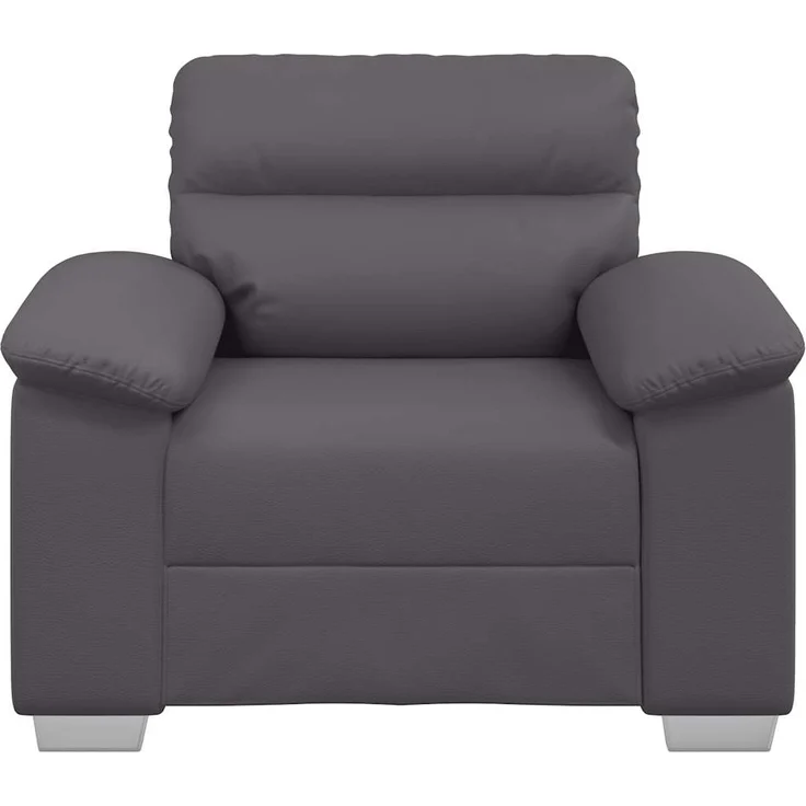 vidaXL Sessel Grau 100x81x84 cm Kunstleder 4105328 – Bild 3