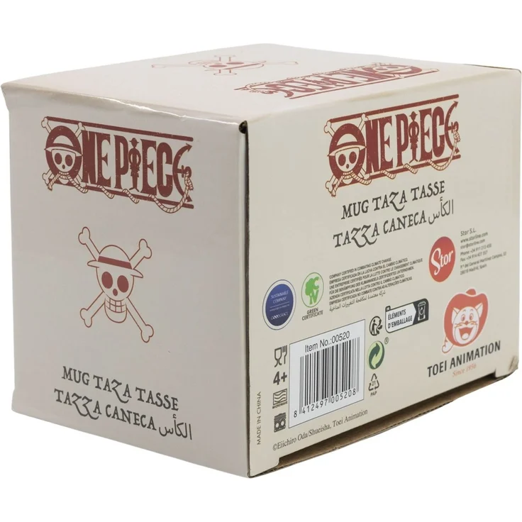 One Piece Anime Tasse 400 ml Keramik Frühstücksbecher mit Geschenkbox – Bild 4
