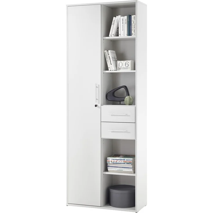 Aktenschrank >Lommel< in lichtgrau - 80x216x35cm (BxHxT) – Bild 1