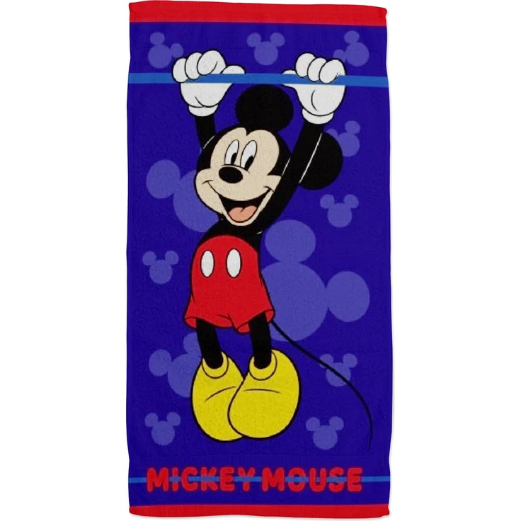 Disney Mickey Mouse Kinder Badehandtuch – Weiches & saugstarkes Strandtuch 70x140 cm – Bild 2