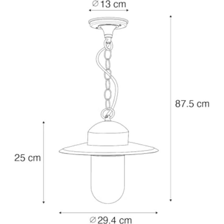 Qazqa Kansas, Moderne Pendelleuchte für den Außenbereich in Grün, max. 60W, IP44, dimmbar, E27 Fassung, 29.4 cm – Bild 4