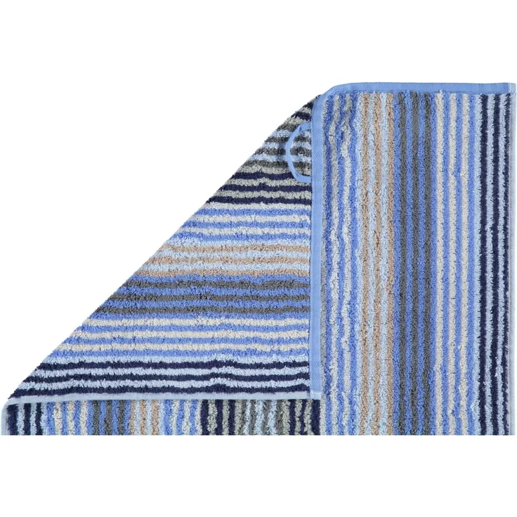 Cawö Handtücher Unique Stripes 944 11 Saphir 50 x 100 cm – Bild 2