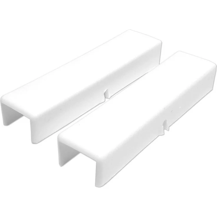 Bestlivings Gardinenstange, 1-läufig, Kunststoff, Verbinder für Kunststoff Gardinenschienen, Schienenverbinder – Bild 2