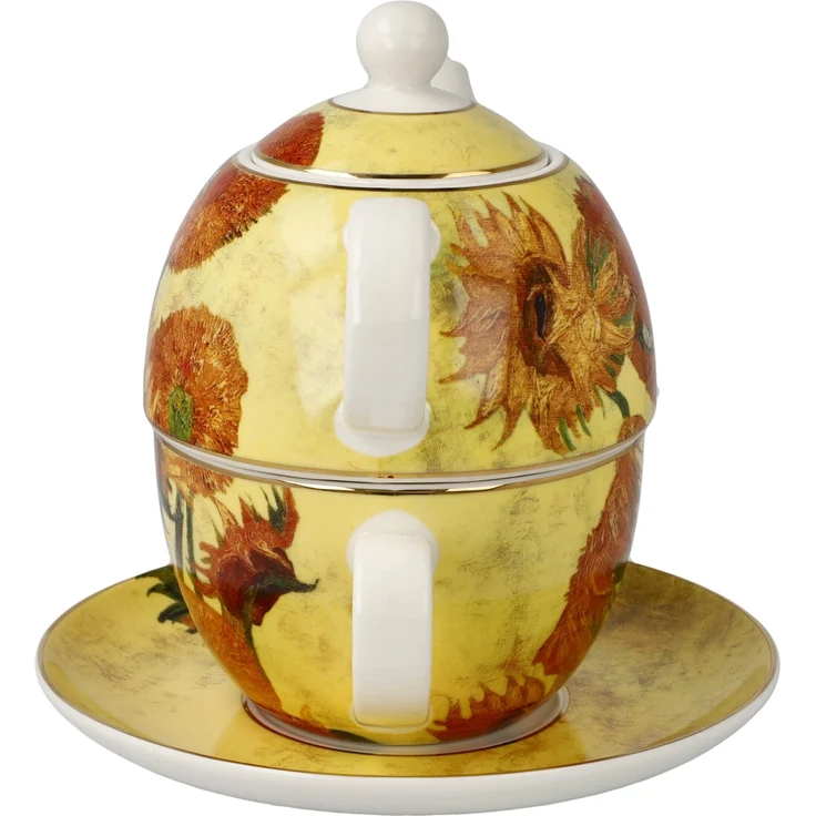 Goebel / Vincent van Gogh - Sonnenblumen,Tea for One,Sonnenblumen,15,5cm x 15,5cm x 15,5cm / New Bone China / 15,5cm x 15,5cm x 15,5cm – Bild 3
