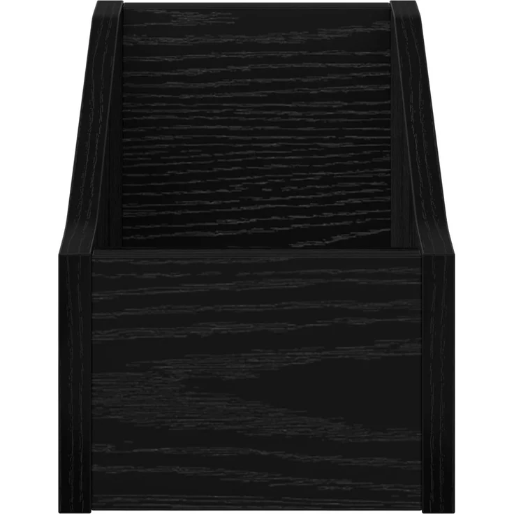 vidaXL LP Plattenbox Schwarz Eichen-Optik 18 x 32 x 18 cm 8012796 – Bild 4