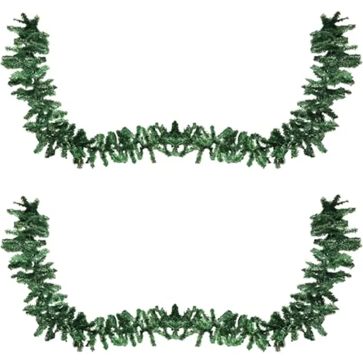 2 Stück Tannengirlande / Künstliche Weihnachtsgirlande 270cm