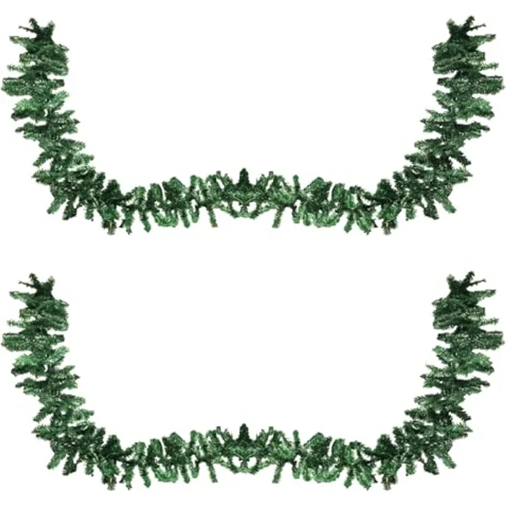 2 Stück Tannengirlande / Künstliche Weihnachtsgirlande 270cm – Bild 1