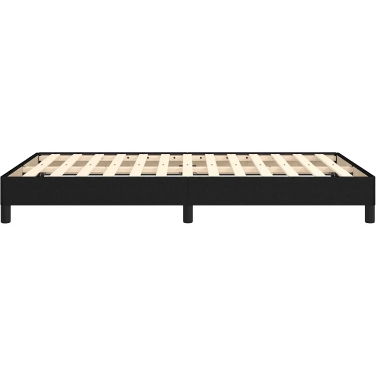 vidaXL Polsterbett, Stoff, 25,0 cm, Schwarz, 120x190 cm – Bild 9
