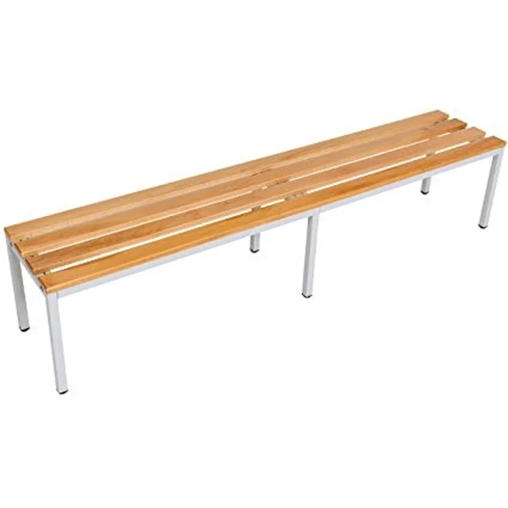 Garderobenbank 200 cm grau – Bild 3