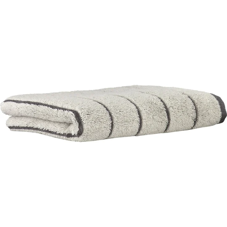 CAWÖ Handtuch - C Balance, 50x100 cm, Walkfrottier, Baumwolle, Streifen Platin – Bild 1