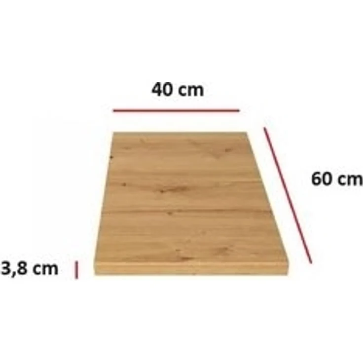 Küchen Arbeitsplatte 40 cm 38 mm Küchenzeile Küchenblock Eiche Artisan EKO STILO – Bild 5