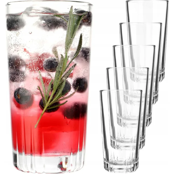 KADAX Gläser 340 ml Set mit 6 Gläsern für Getränke