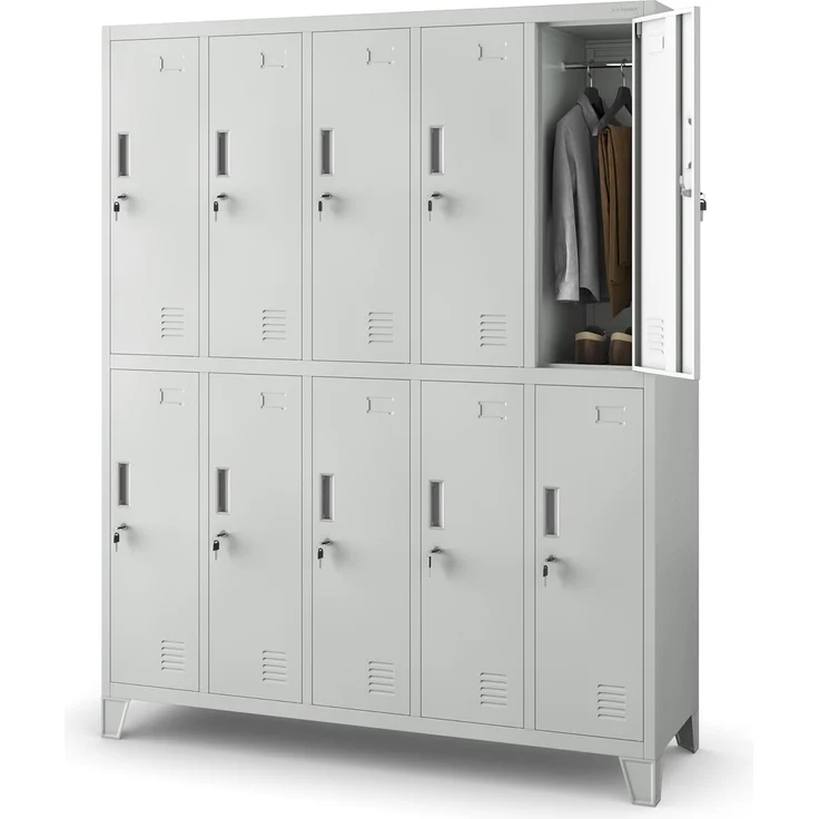 Jan Nowak Aktenschrank Schließfachschrank Spind Umkleideschr. 172 x 136 x 45