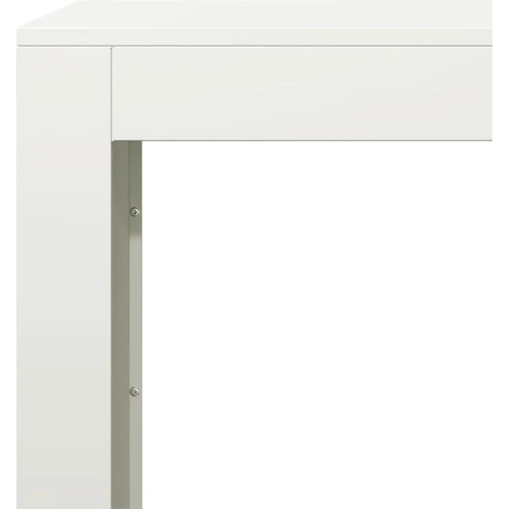 vidaXL Brennholzregal Weiß 60x40x100 cm Stahl 850990 – Bild 6