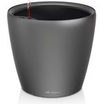 LECHUZA Tisch-Pflanzgefäß CLASSICO LS 21 ALL-IN-ONE Kohlegrau-Metallic 442094