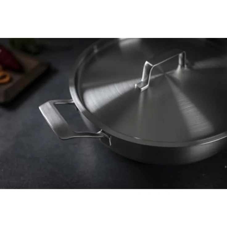Kuhn Rikon Culinary Fiveply Wok Unbeschichtet 24 cm – Bild 4